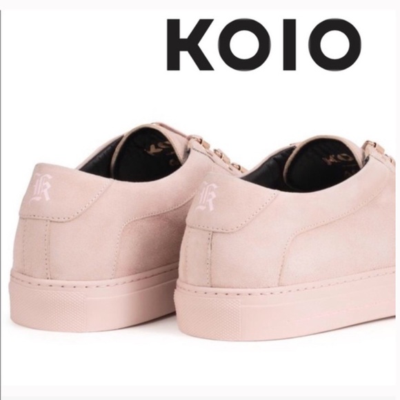 Koio x JonBoy Limited Edition Capri Pink Suede Low Top Sneaker Italy - Picture 3 of 11